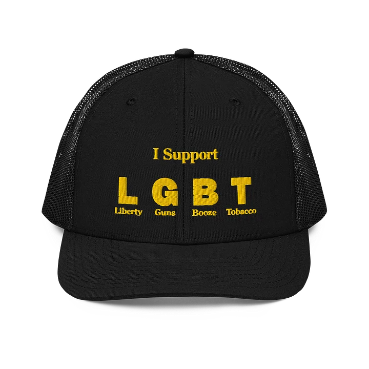 I Support LGBT trucker hat product image (1)