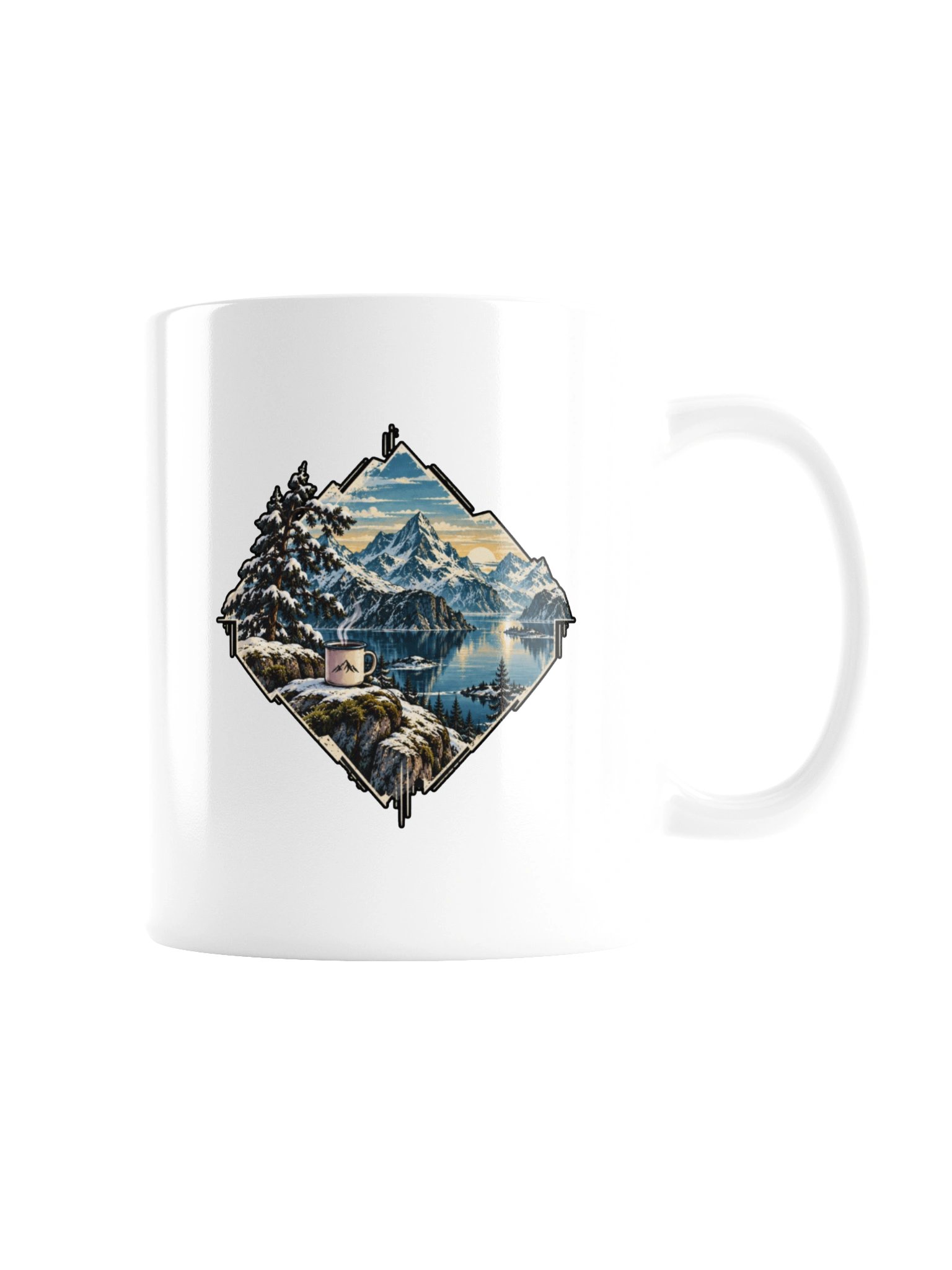 Winter Wilderness – Coffee & Snow Mug product image (7)