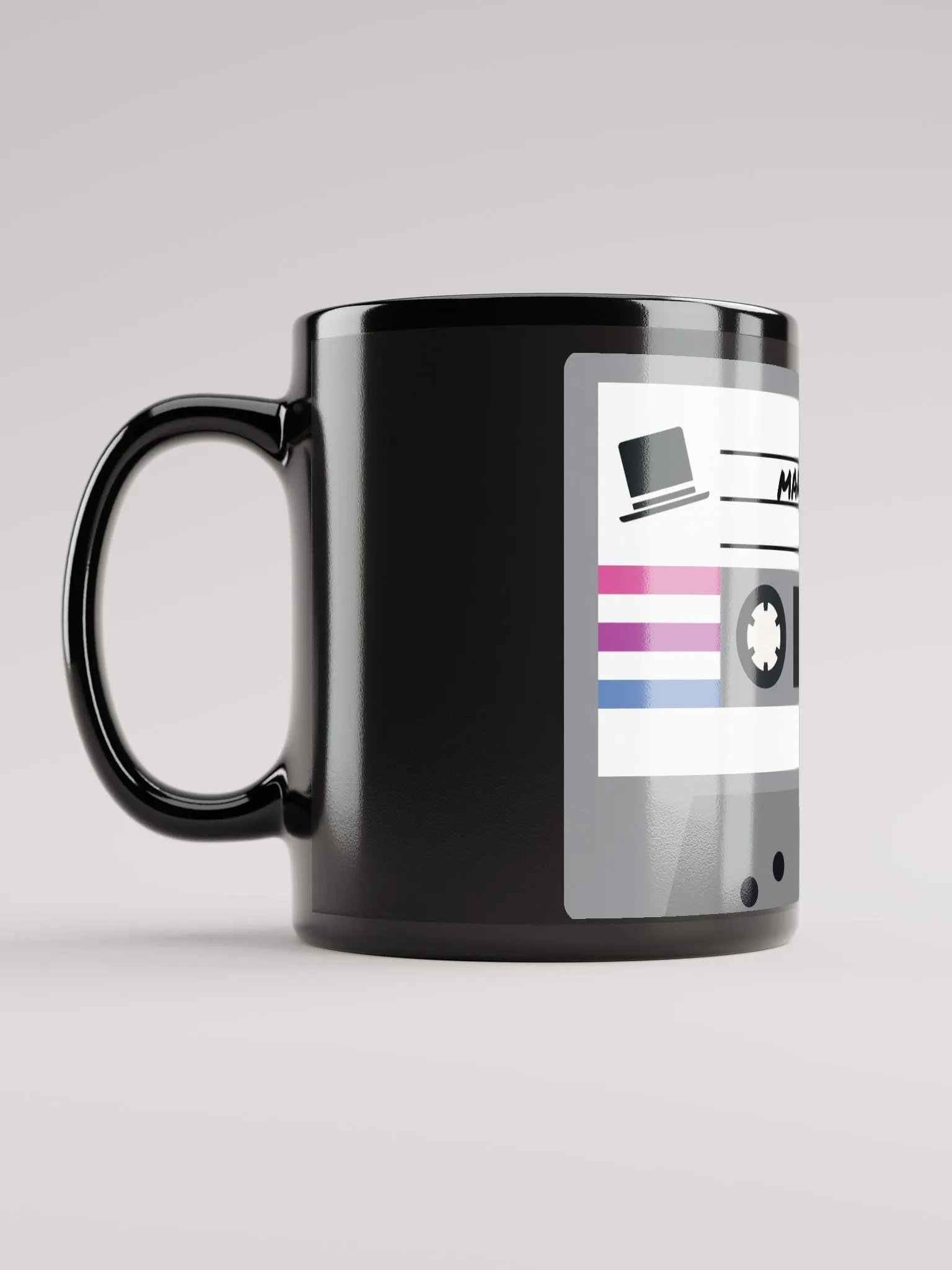 MA Cassette Glossy Black Mug product image (6)