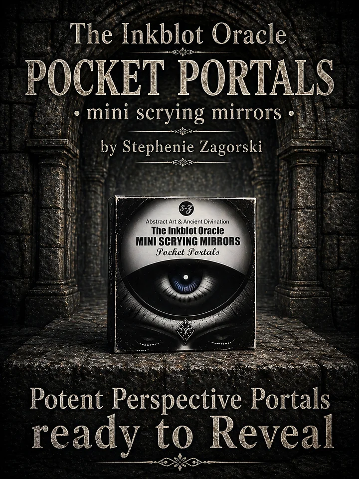 Pocket Portals | Small Surreal Scrying Mirrors | 60 Cards round product image (1)