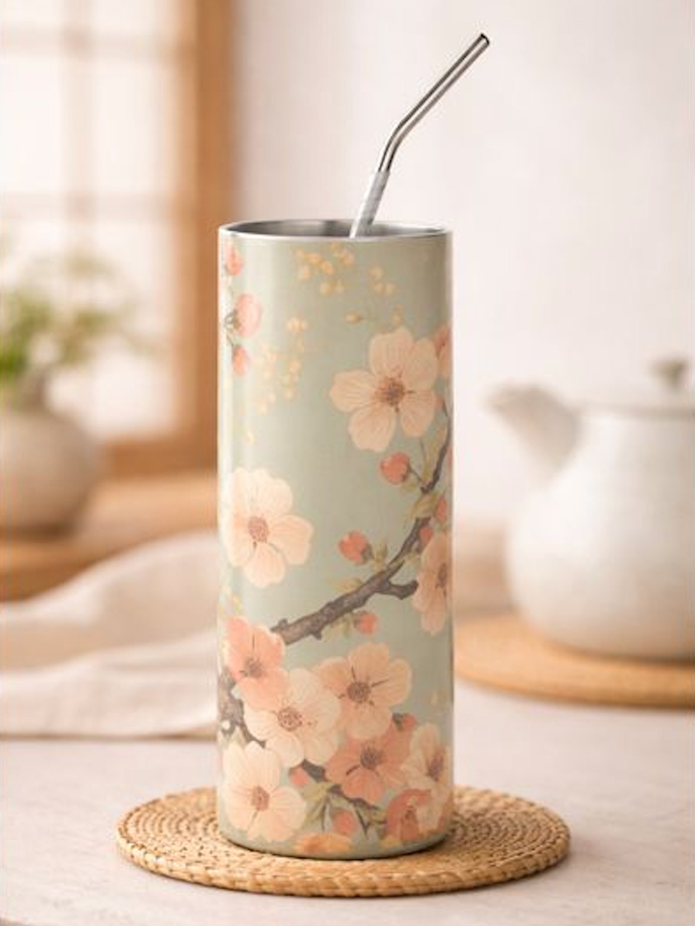 Soft Blossom Branch Stainless Steel Tumbler product image (5)