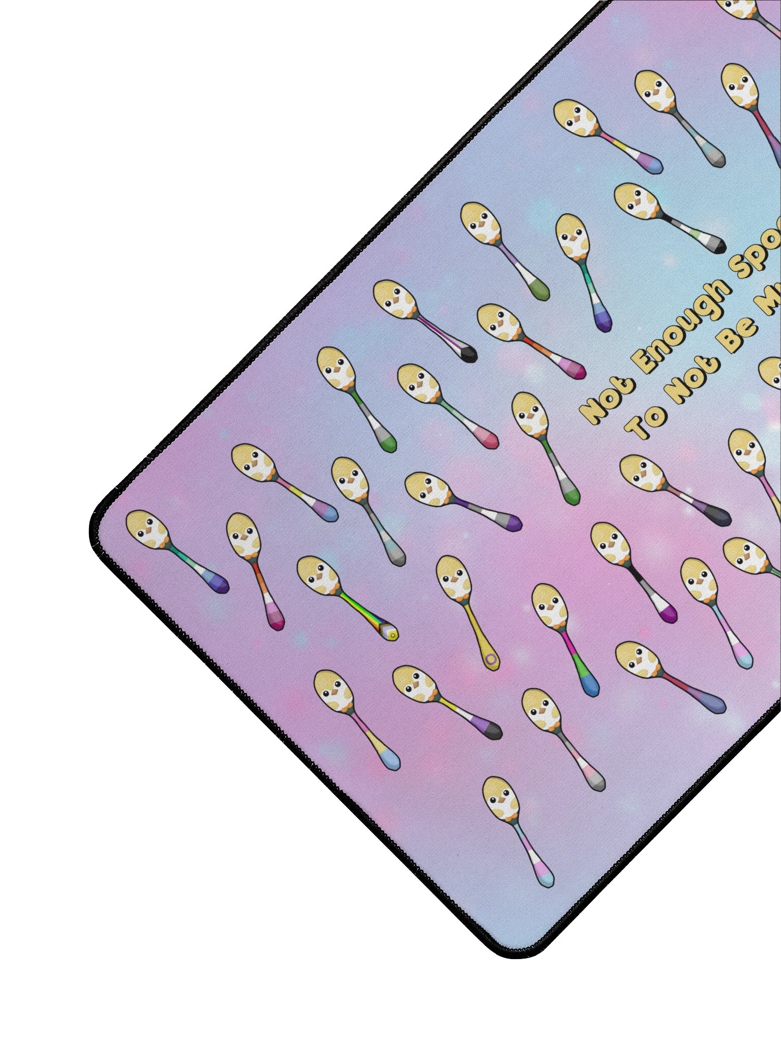 "Not Enough Spoons" Desk Mat product image (4)