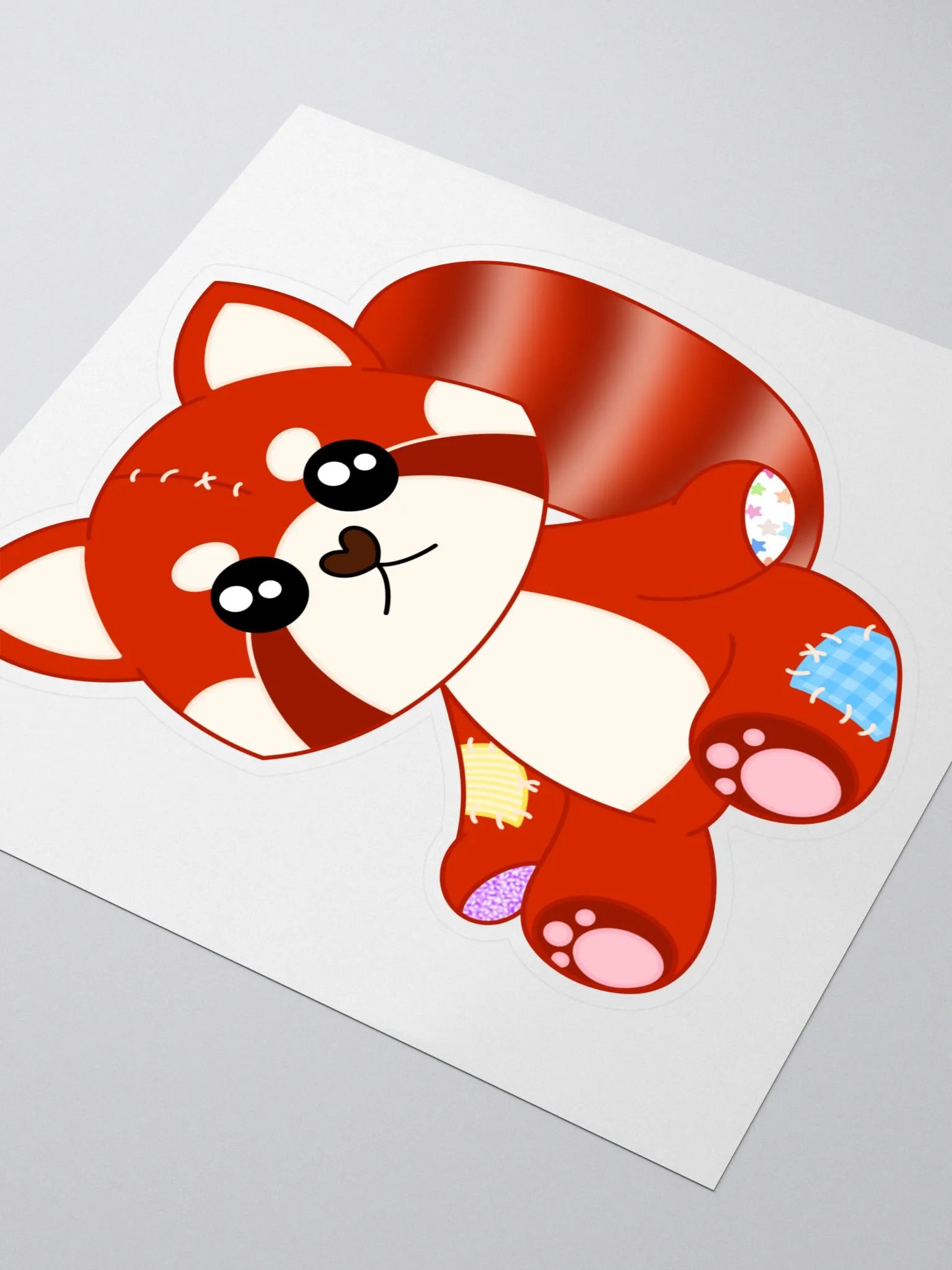 Red Panda Plush Sticker product image (3)