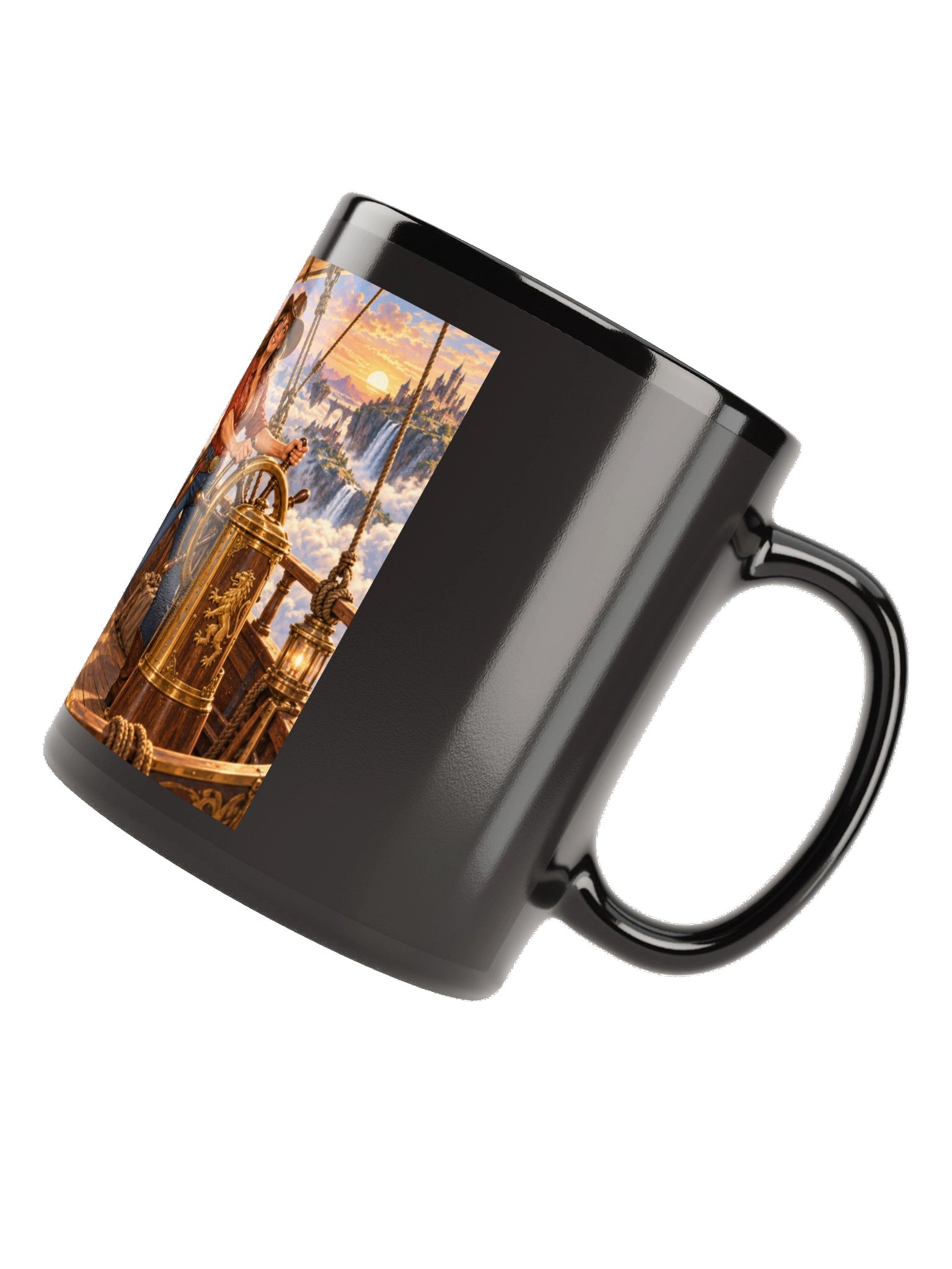 Cloud Storage Black Mug product image (6)