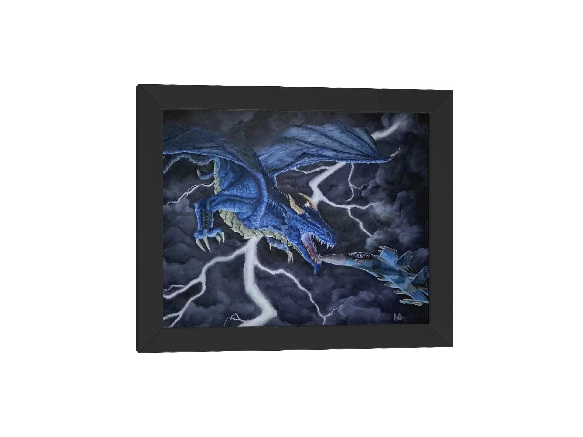 Dragon's Wrath - Framed Premium Matte Print product image (4)