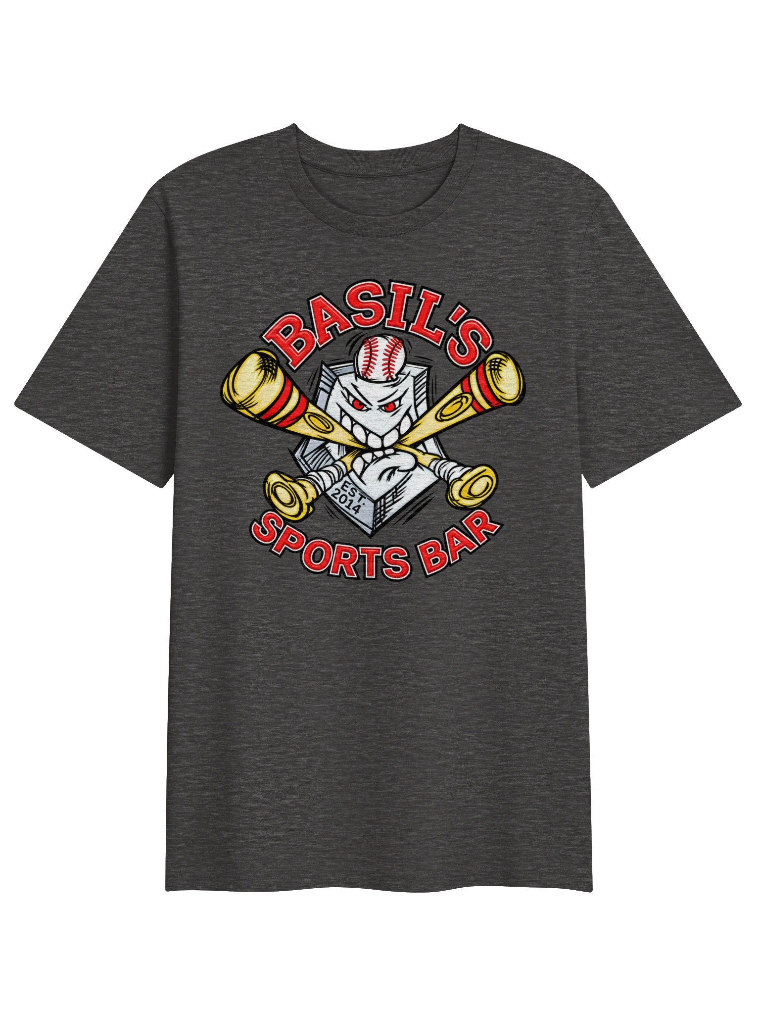 Basil's Sports Bar Logo Tee - Heather Grey product image (1)