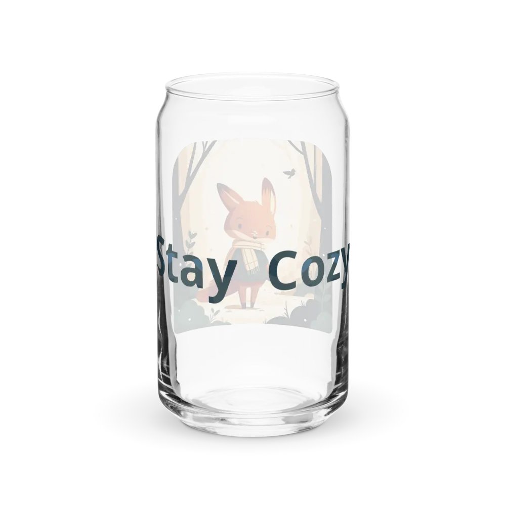 Cozy Forest Fox Glass product image (2)