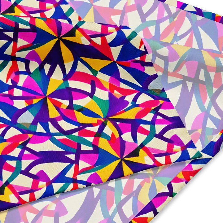 Rainbow Shapes Bandana product image (4)