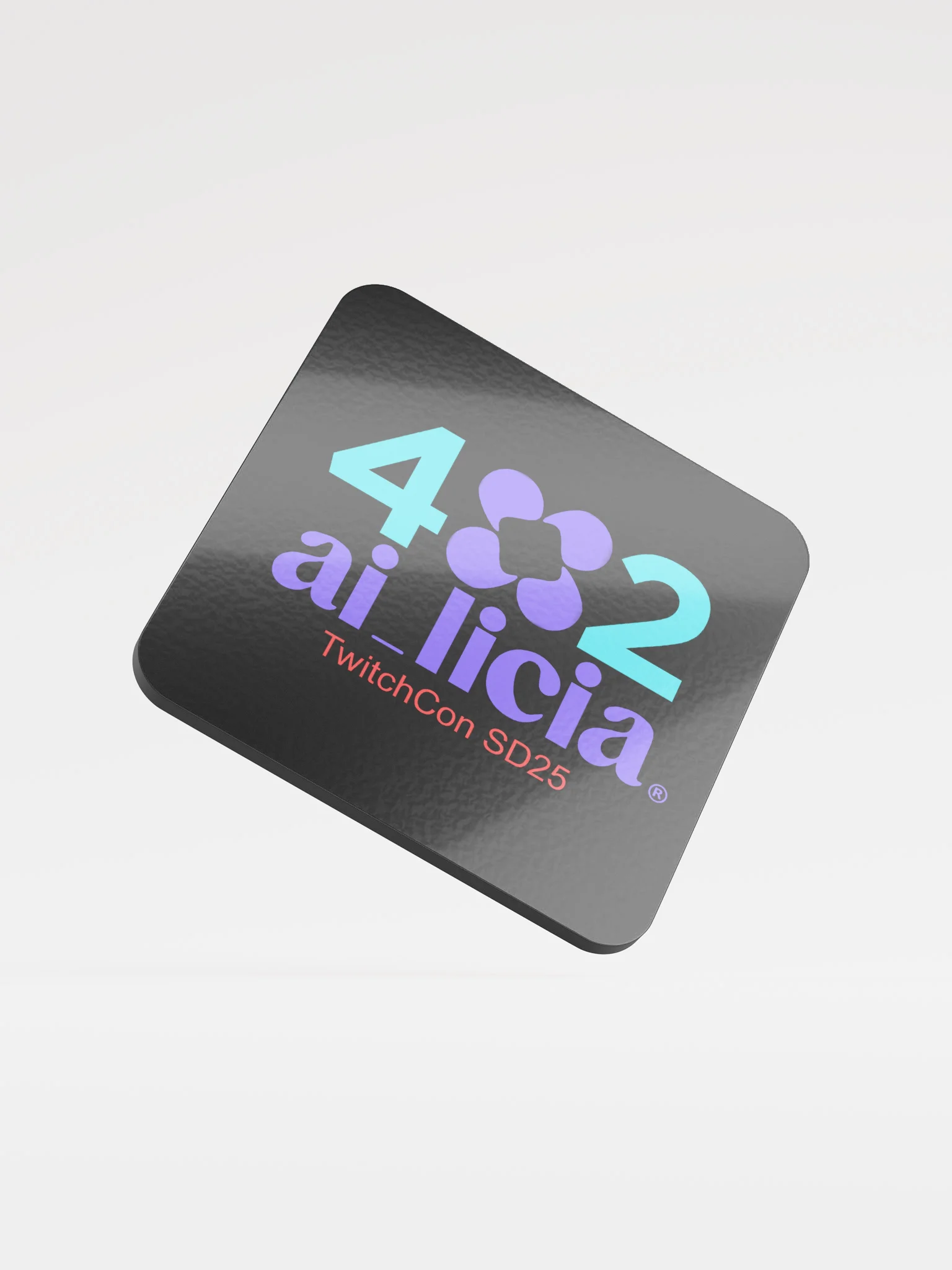 Cork Coaster 402 x ai_licia - TwitchCon SD 2025 Edition product image (1)