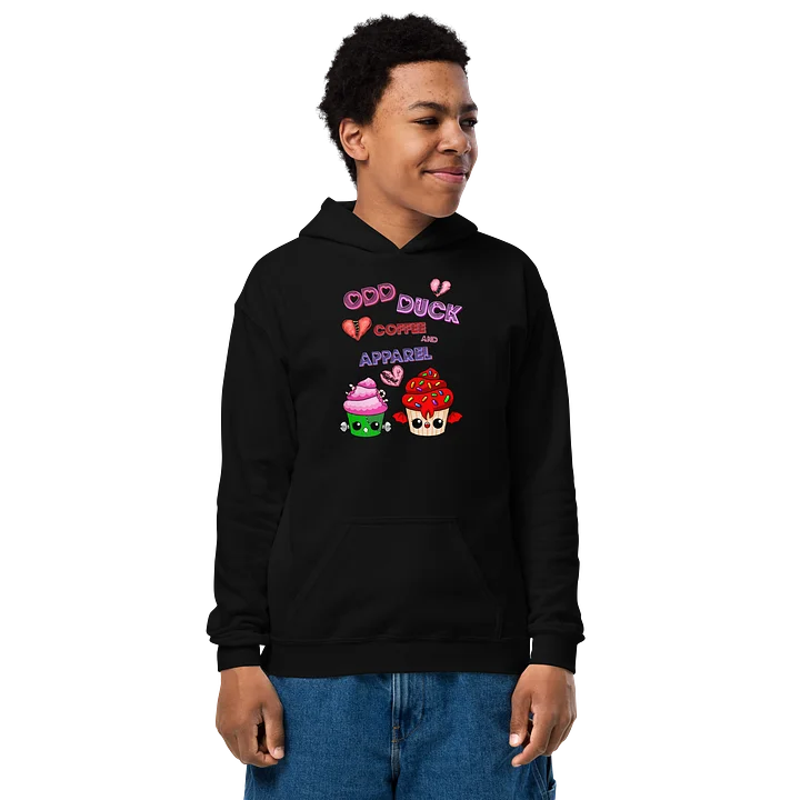 Odd Duck Cupcake Youth Hoodie product image (1)