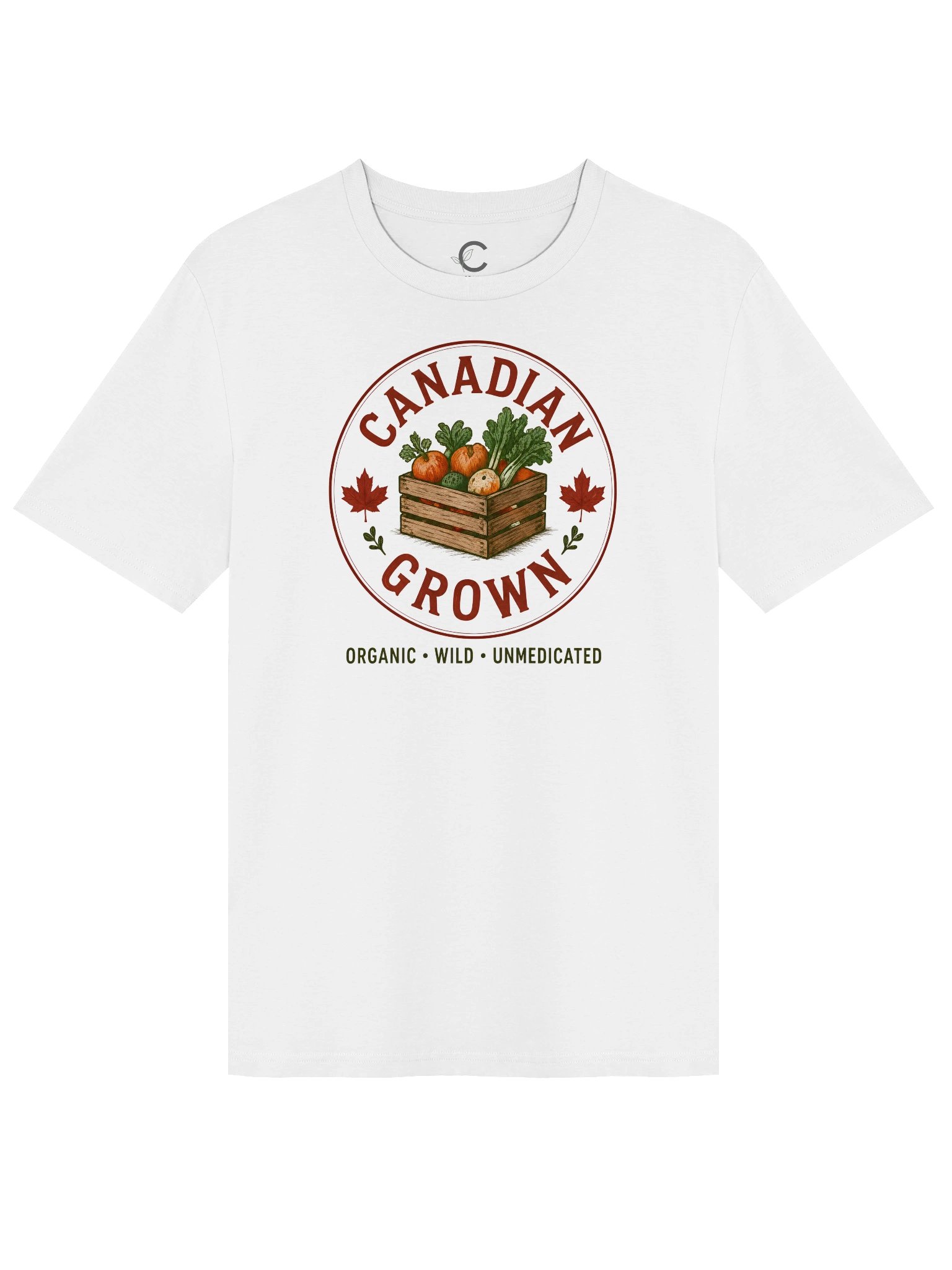 Canada Day: "Canadian Grown" Organic T-Shirt product image (2)