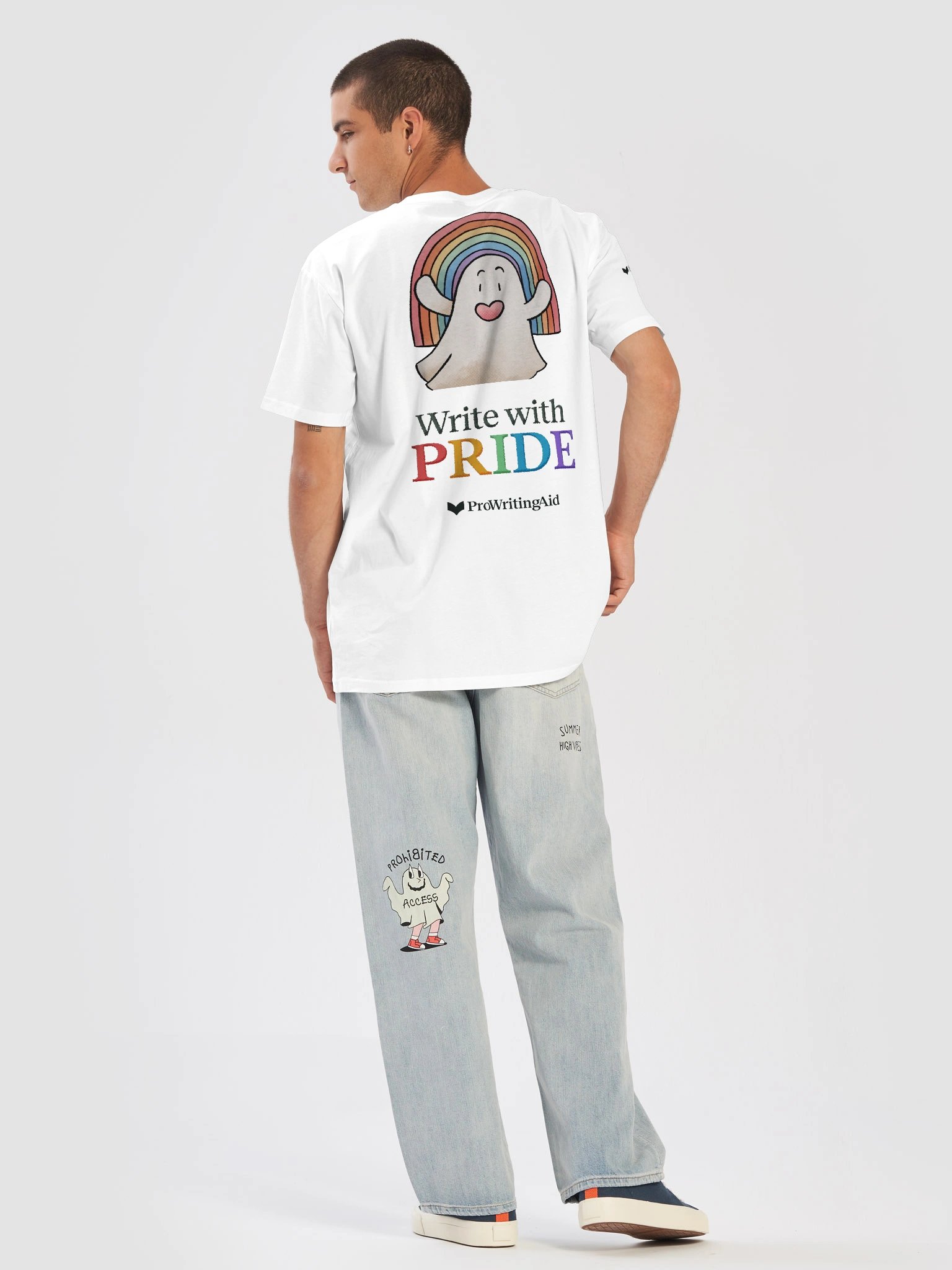 Limited edition Write With Pride tee - White product image (6)
