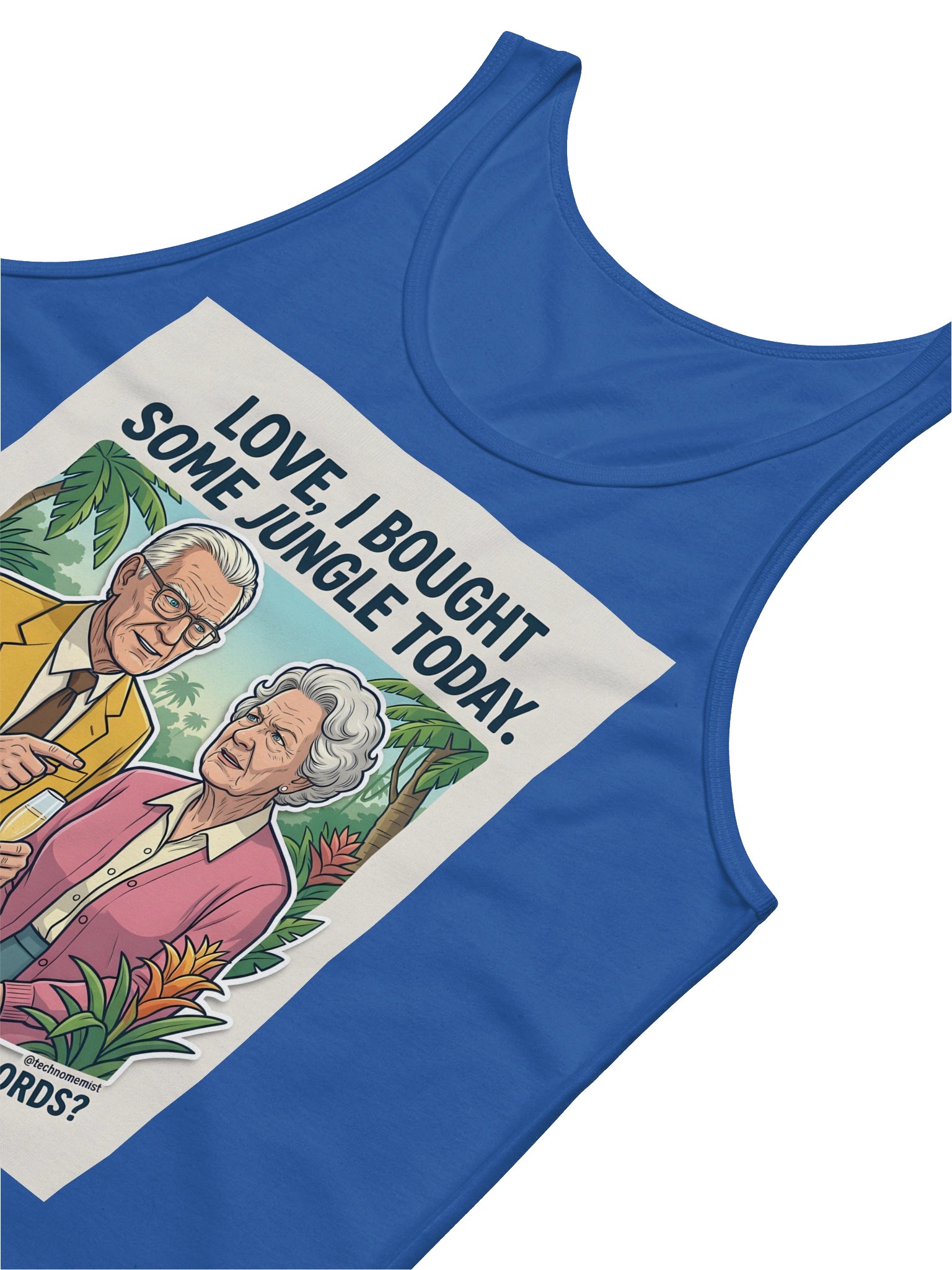 Love, I bought some jungle - tank top product image (27)