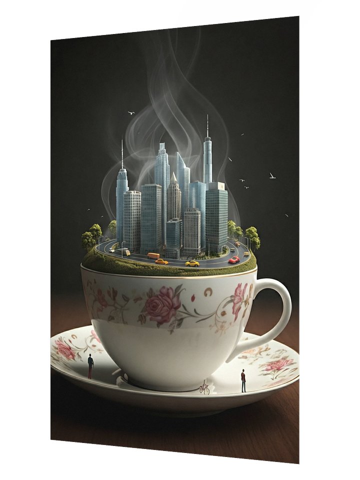 Cityscape in a Teacup Enhanced Matte Paper Poster product image (6)