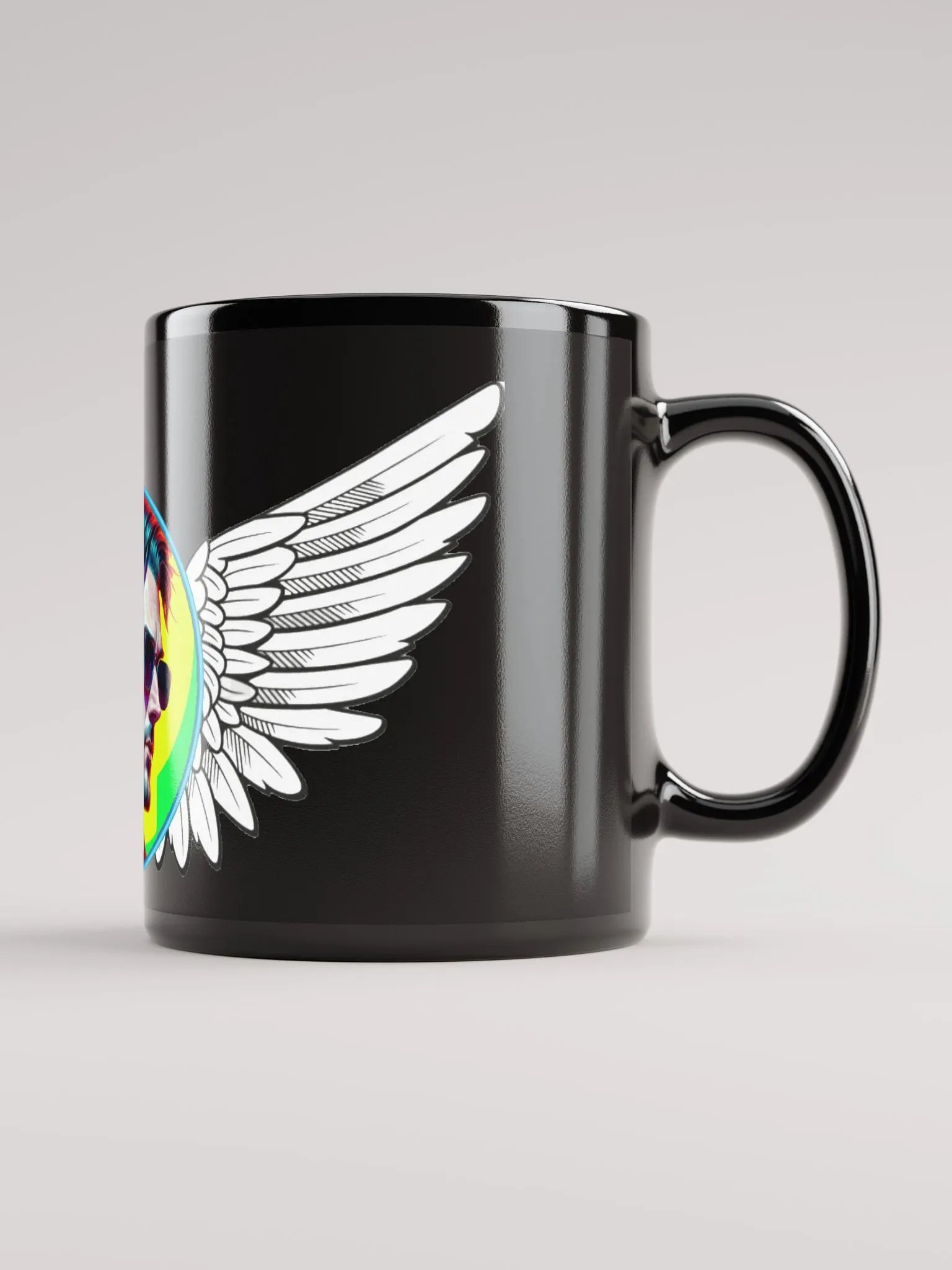 Black Angel Wing Mug product image (1)
