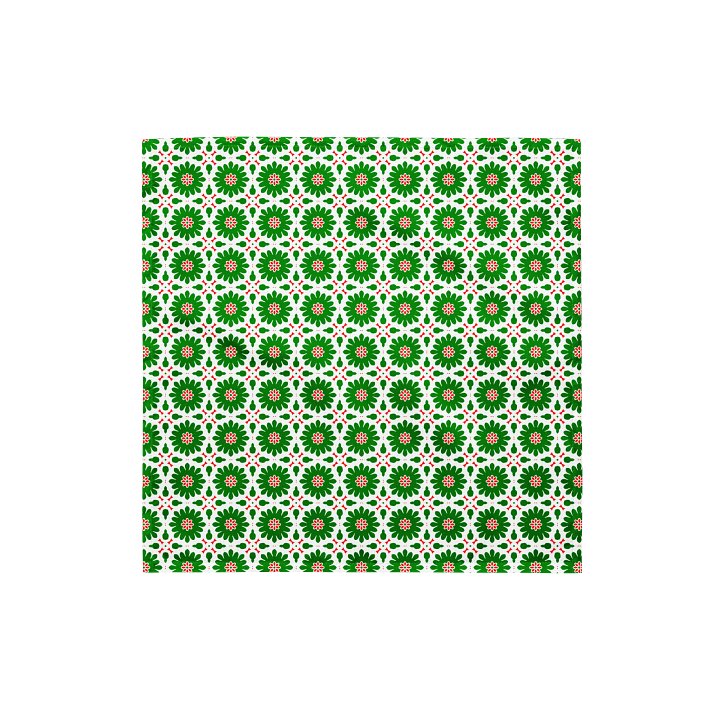 Green Holiday Bloom - Holiday Bandana Series product image (1)