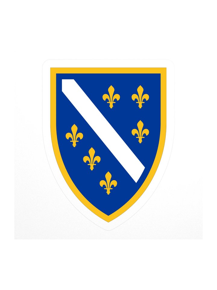 Bosnia Coat Of Arms Kiss Cut Stickers product image (1)