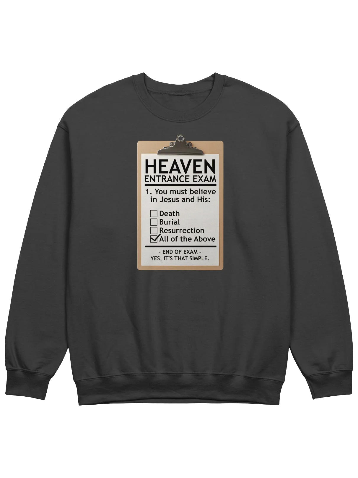 Heaven Entrance Exam Sweatshirt product image (1)
