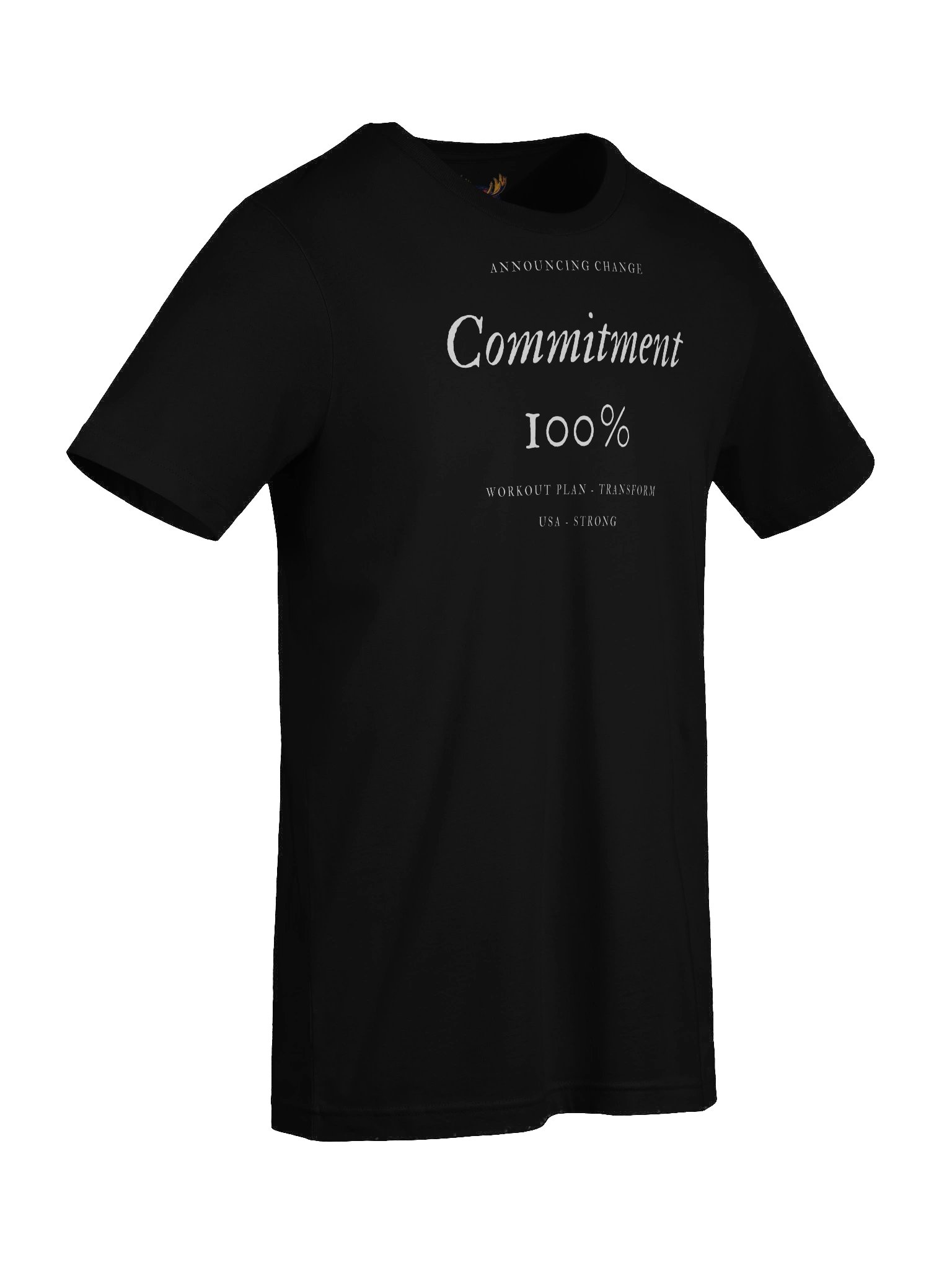 Bella+Canvas - 100% Commitment Motivational Tee product image (92)