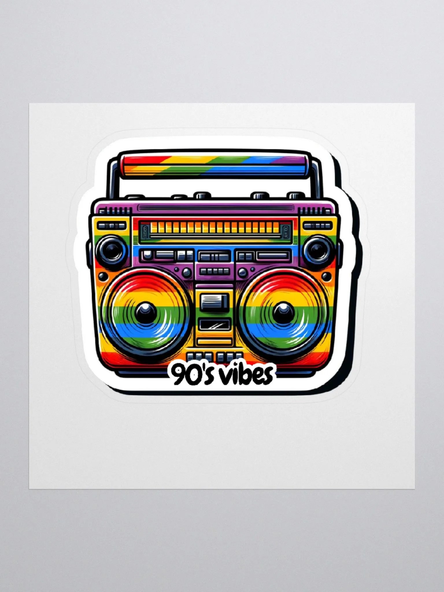 90's Music-90's Vibes-Music in My Soul Sticker product image (2)