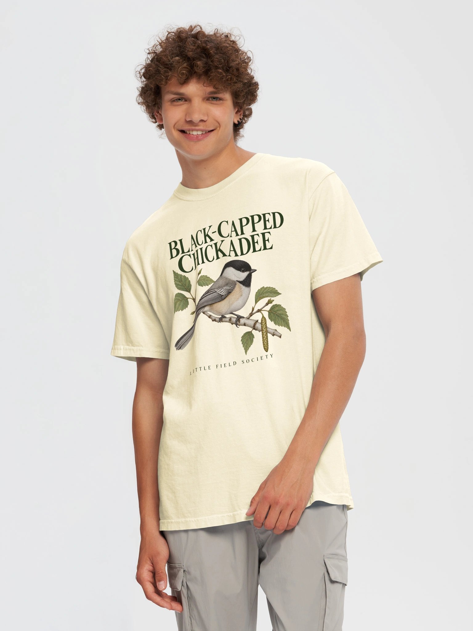 Black-Capped Chickadee — Birding T-Shirt product image (2)