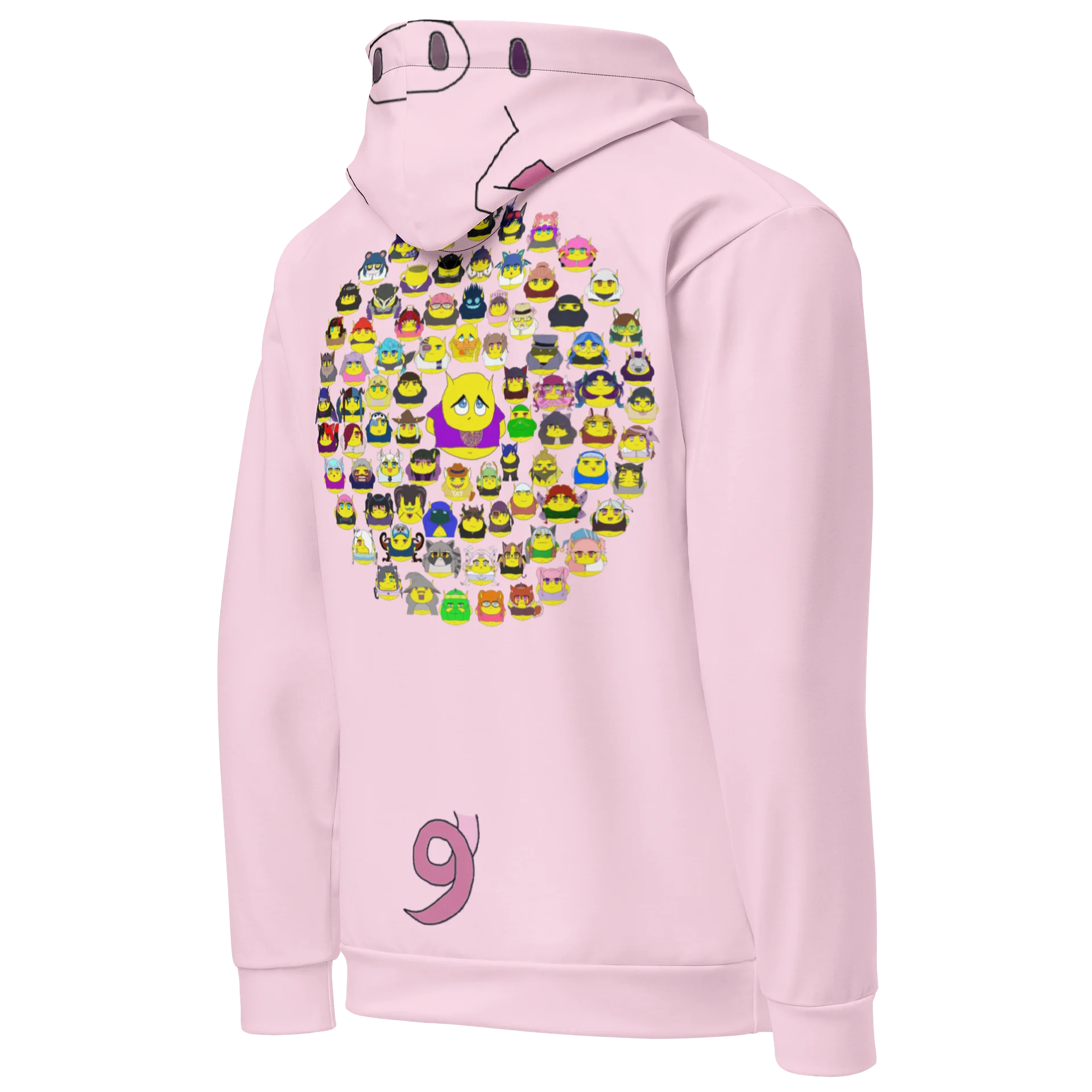 Mr. Ham cued pullover hoodie product image (5)