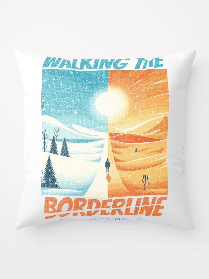 WALKING THE BORDERLINE: BPD AWARENESS PILLOW product image (1)