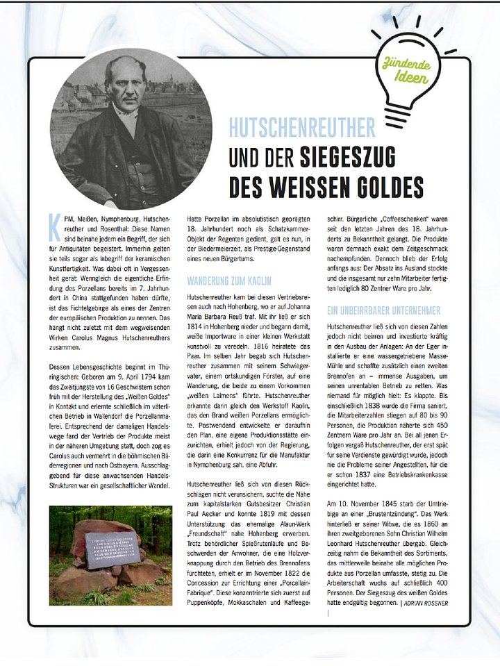 Carolus Magnus Hutschenreuther und der Siegeszug des weißen Goldes product image (1)