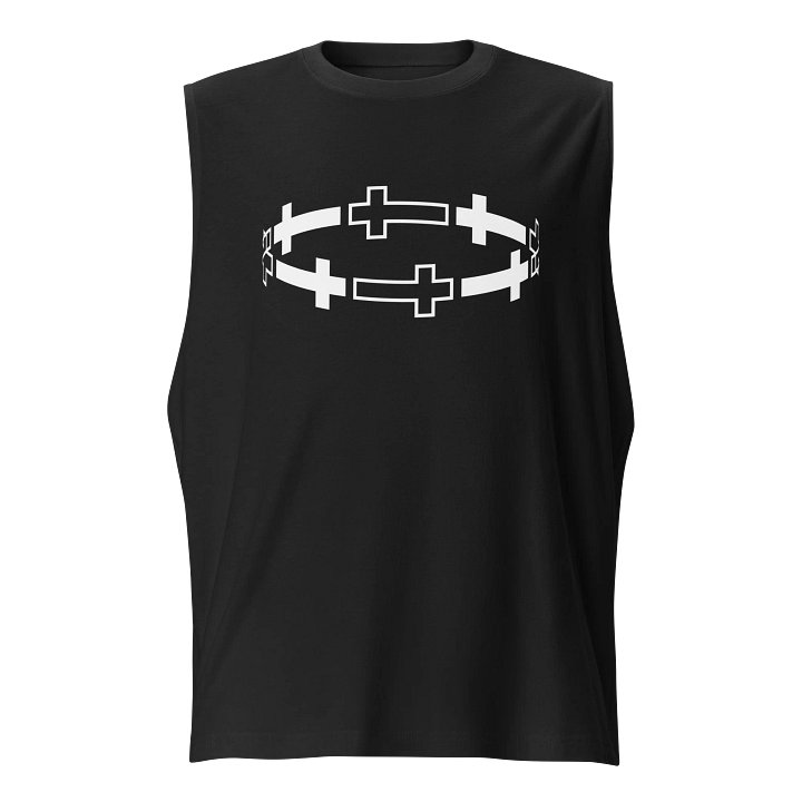 White Cross Circuit Men's Muscle Tank product image (1)