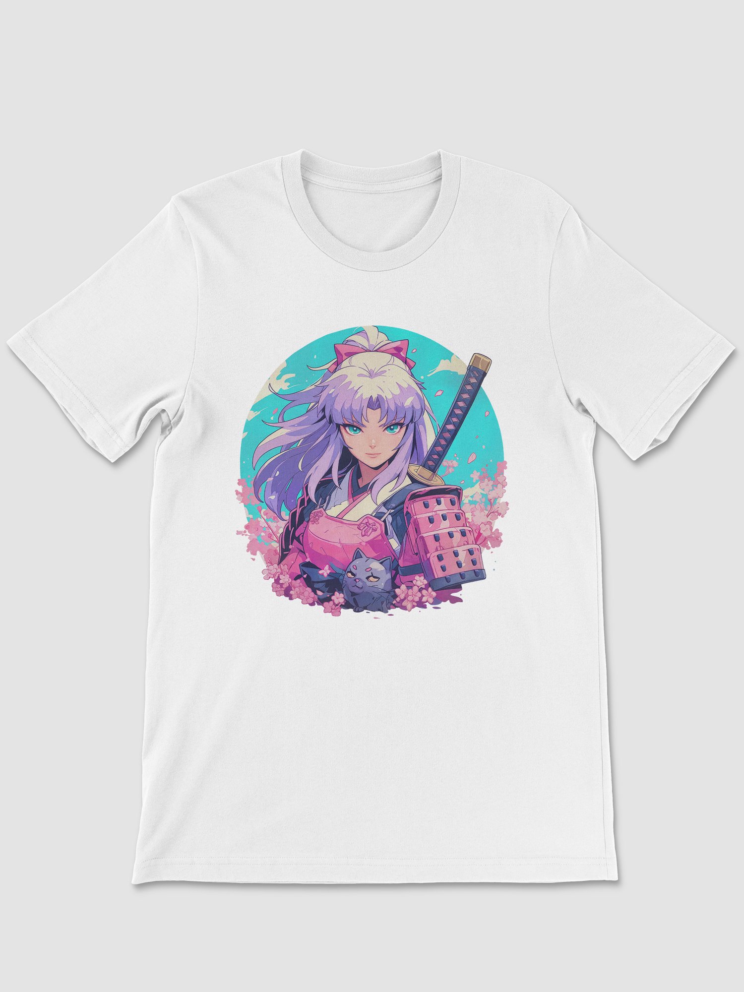 Cherry Blossom Katana Girl T-shirt product image (1)
