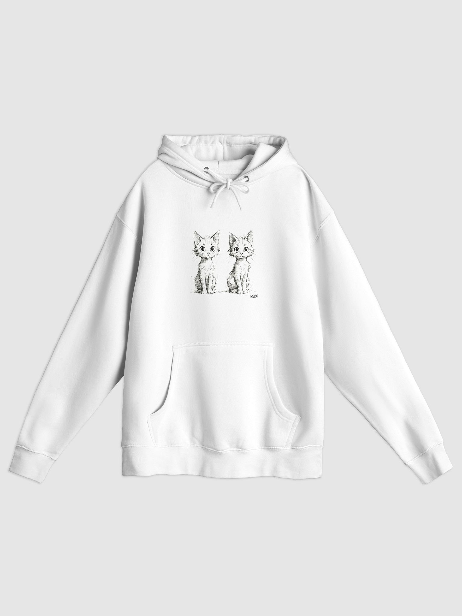 Whimsical Cat Duo Premium Hoodie product image (17)