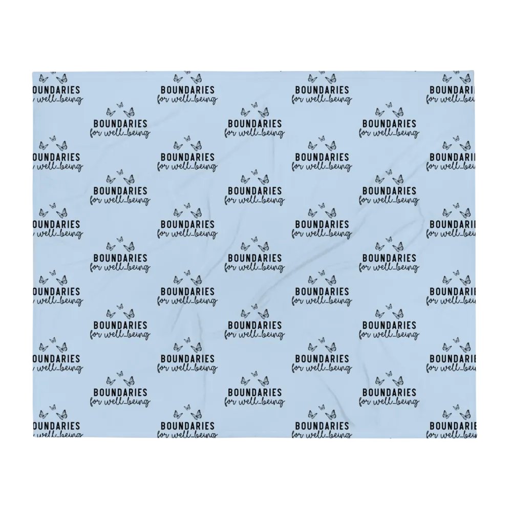 Boundaries For Well-Being Blanket product image (2)