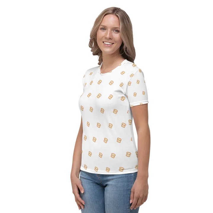 Bread Patterned Women's Shirt #GTB product image (2)