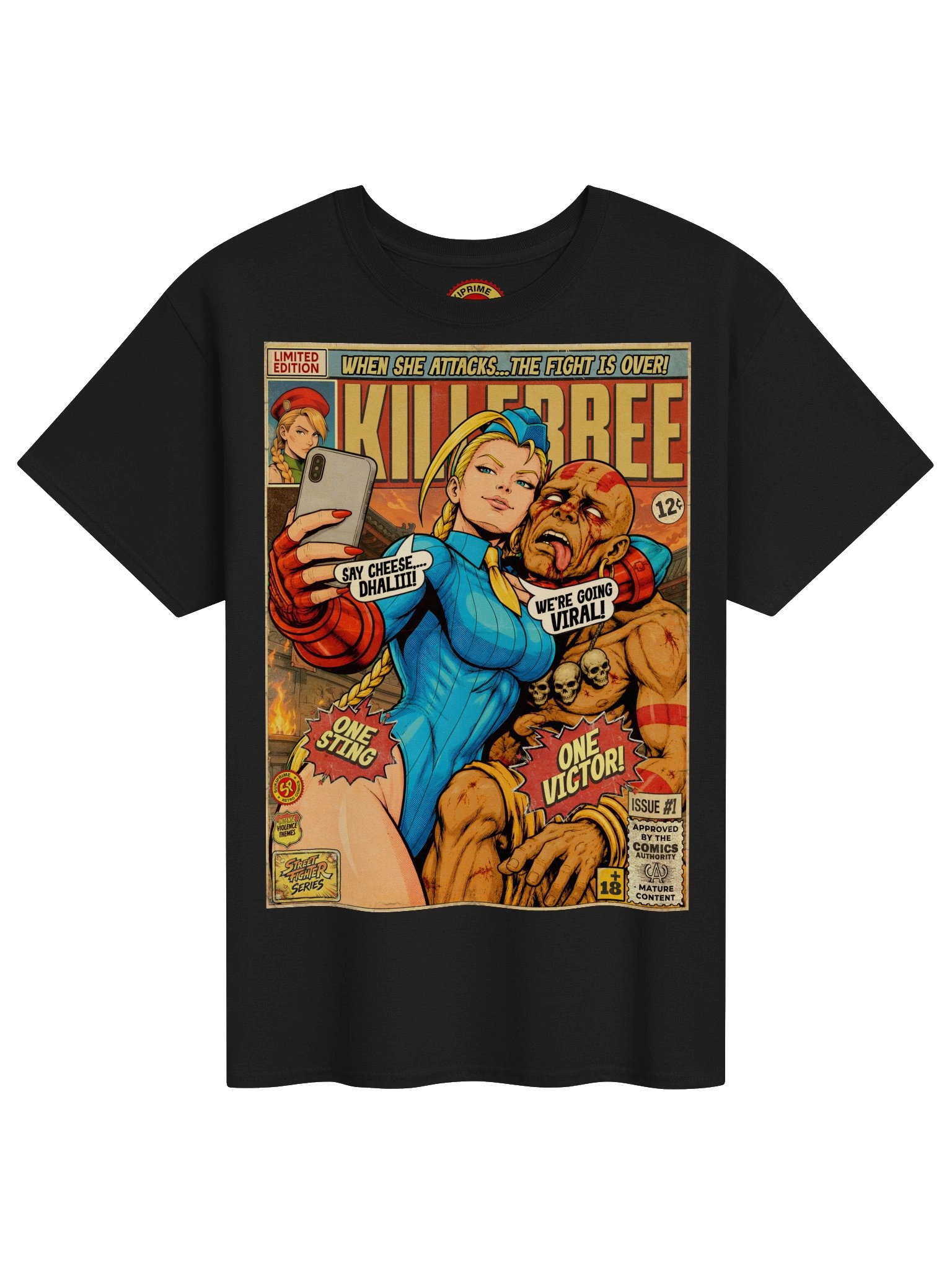 Cammy White Comic Art Gaming T-Shirt product image (1)