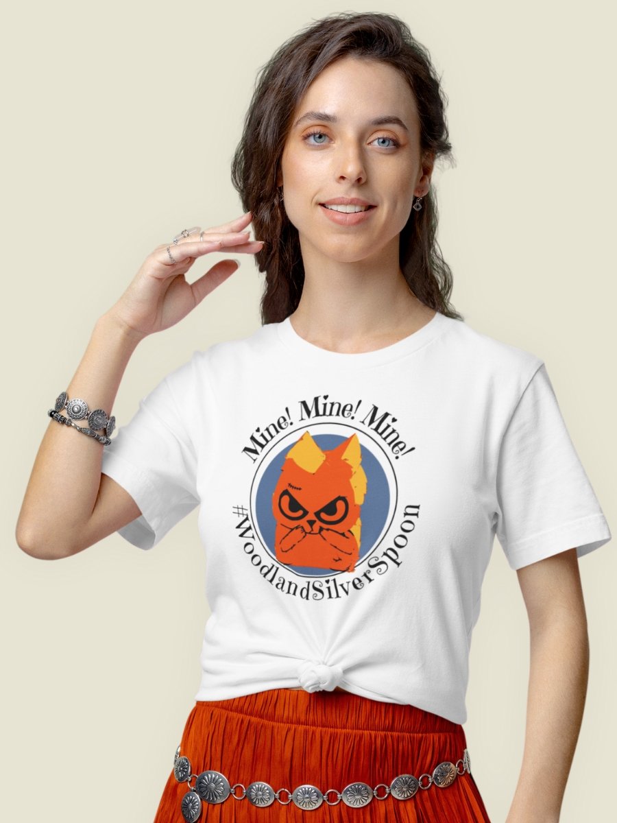 Root Marquis de Cat Shirt for Board Gamers, Mine Mine Mine Woodland Silver Spoon White *unofficial product image (1)