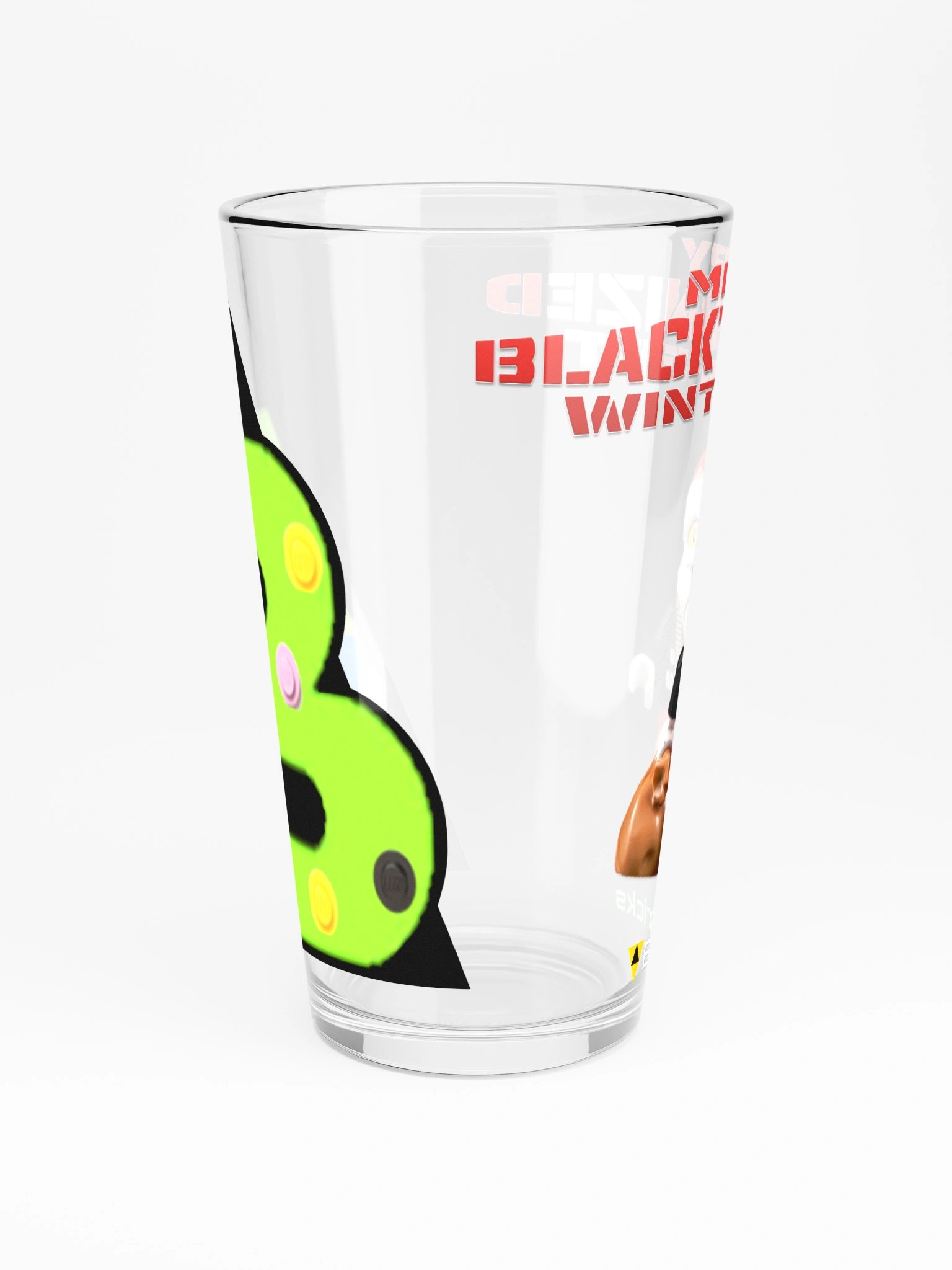 Merry Blacktronized Winterfest! Pint Glass product image (3)