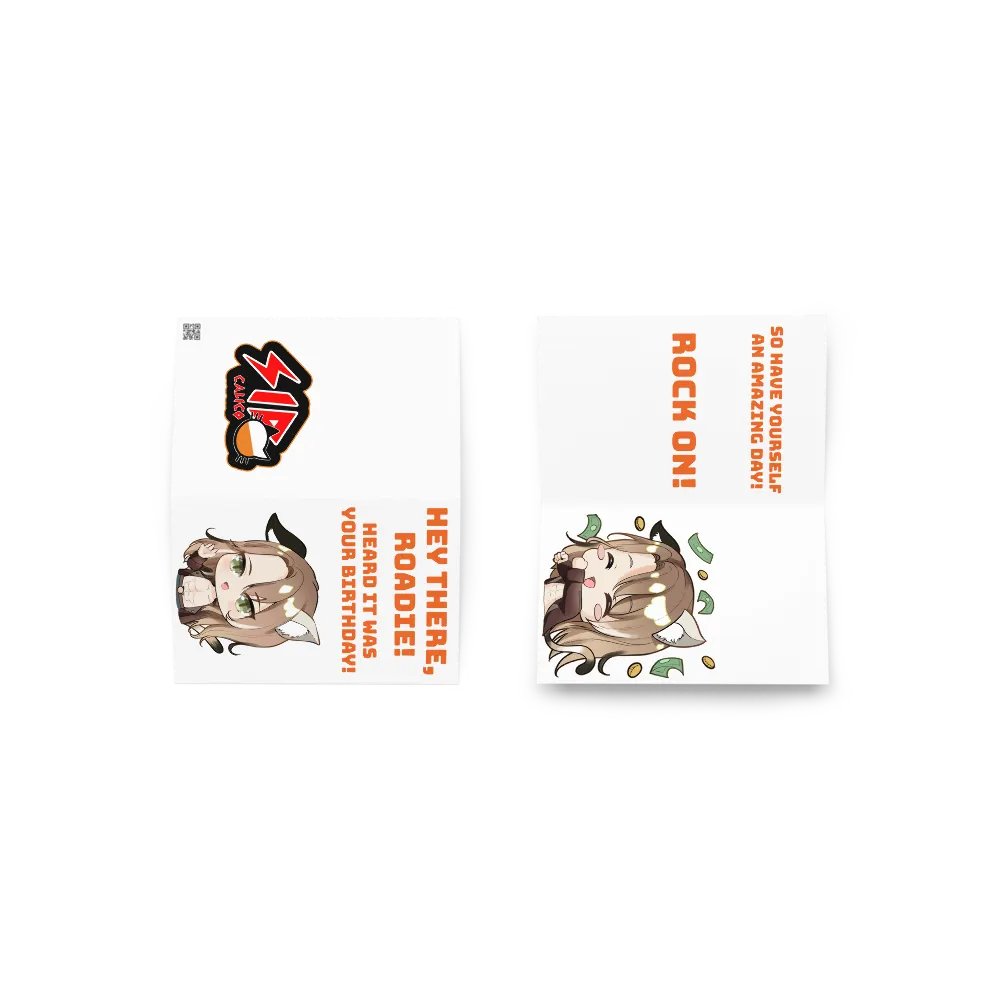 Sid Calico birthday card product image (2)