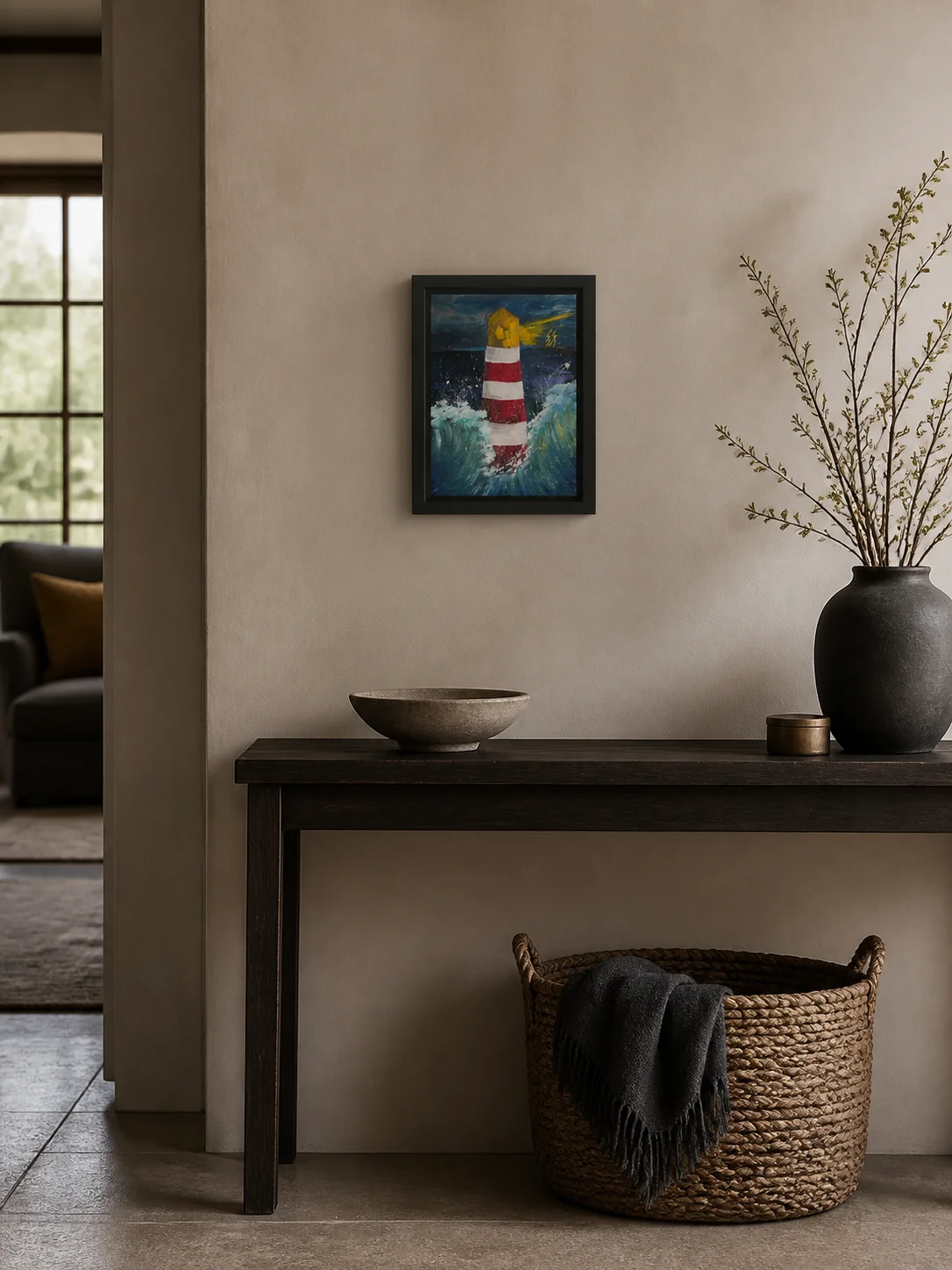 Beacon in the Storm — One-of-a-Kind Original Painting product image (3)