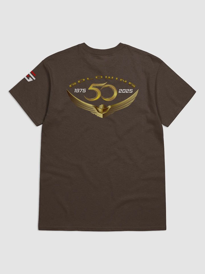 50th Anniversary In Flight - SS - Dark Tee - Small on Front (Gildan) product image (2)