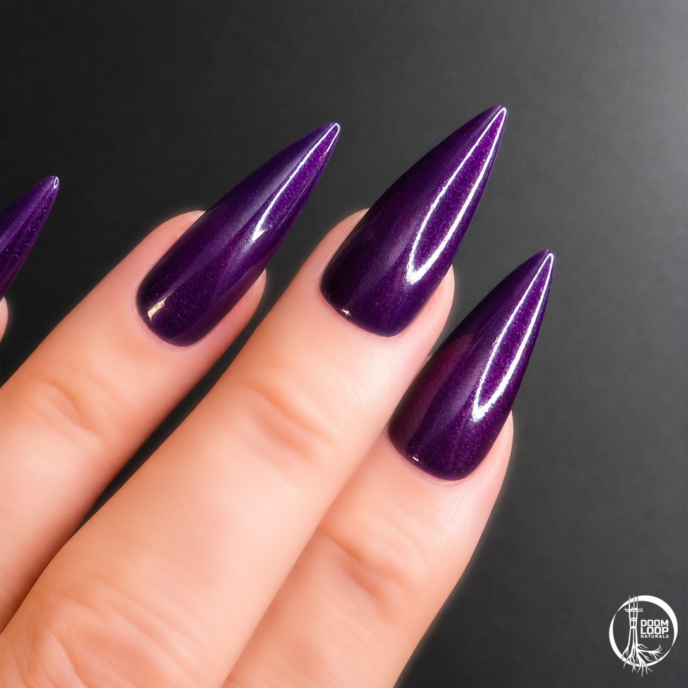 AFTER THE PARADES - Shimmery Violet Translucent Jelly Nail Polish product image (4)