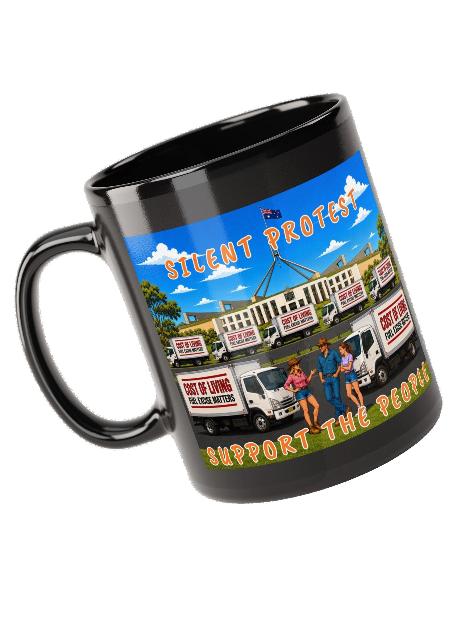 Silent Protest Support The People Mug product image (5)