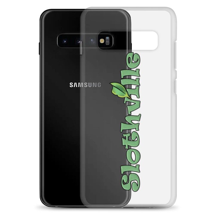 Slothville Green Leaf Clear Samsung Case product image (20)