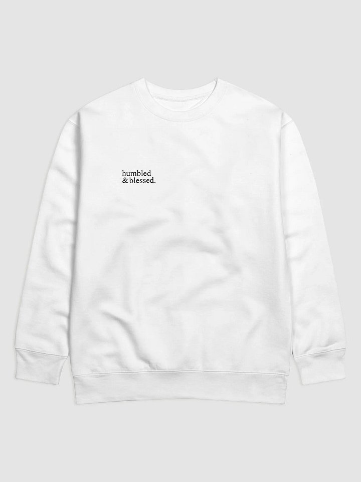 Truly Humbled & Blessed Sweater | White product image (1)