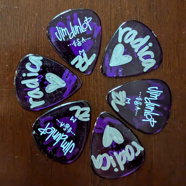 Signed Guitar Pick product image (1)