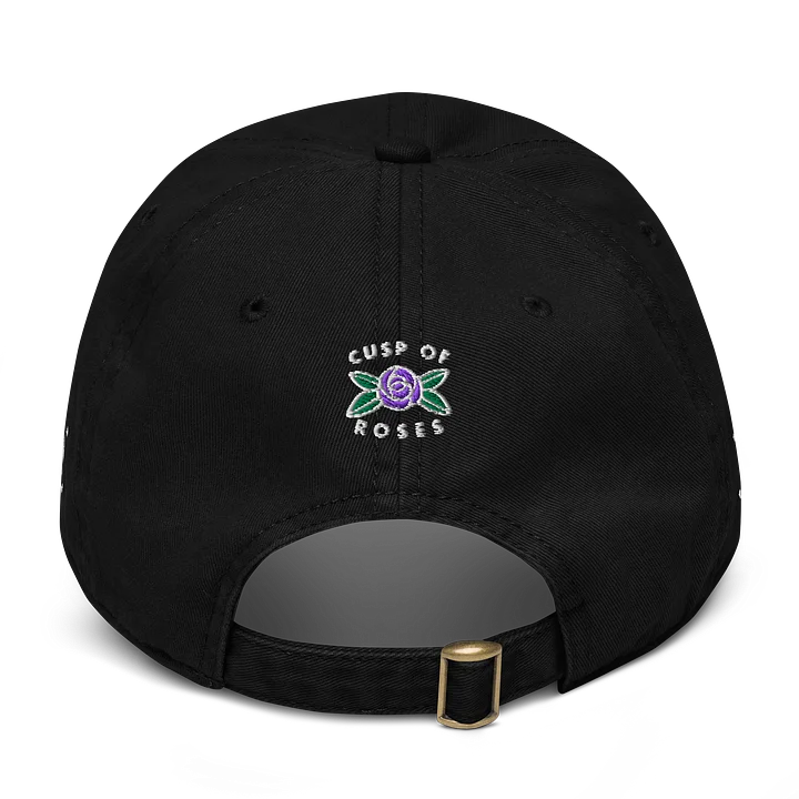 gemini-cancer cusp dad hat (white) product image (2)