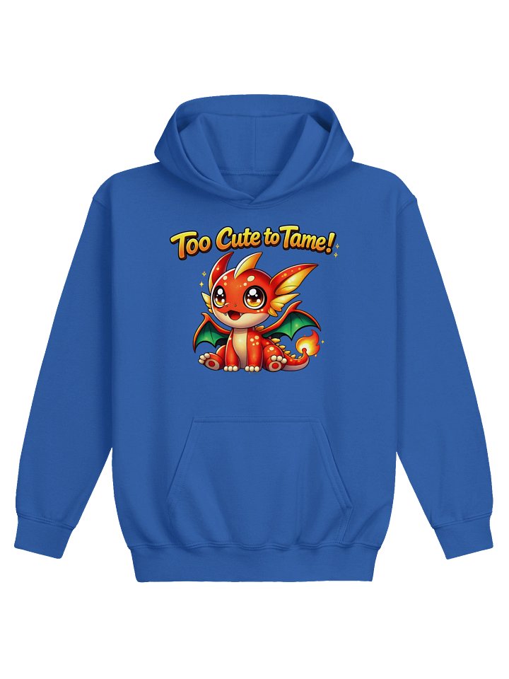 Too Cute to Tame! Kids' Dragon Hoodie product image (11)