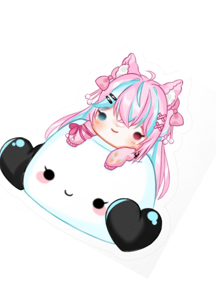 marshmallow blue sticker product image (2)