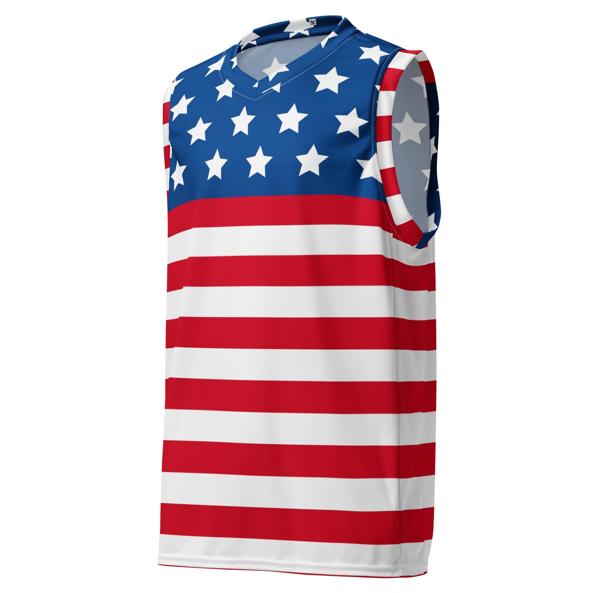 Stars & Stripes All-Over Basketball Jersey product image (1)