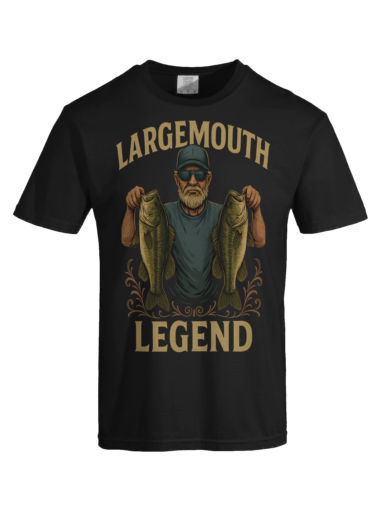 Bass Fishing T-Shirt – Largemouth Bass Angler Tee for Fishermen product image (7)