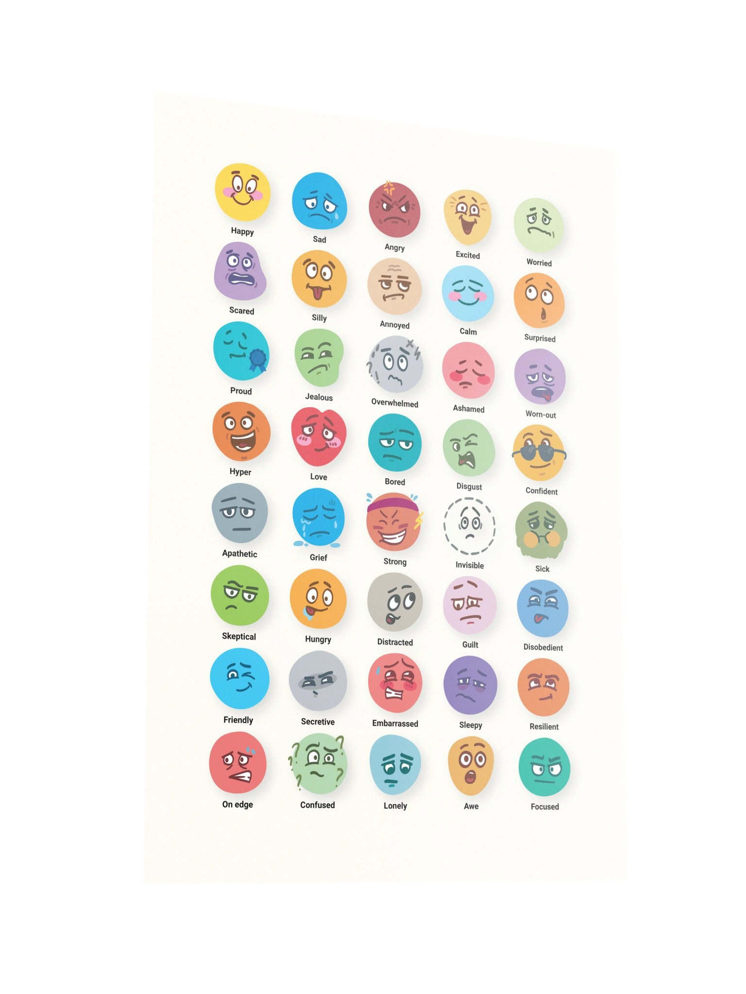 Feelings Faces poster product image (2)